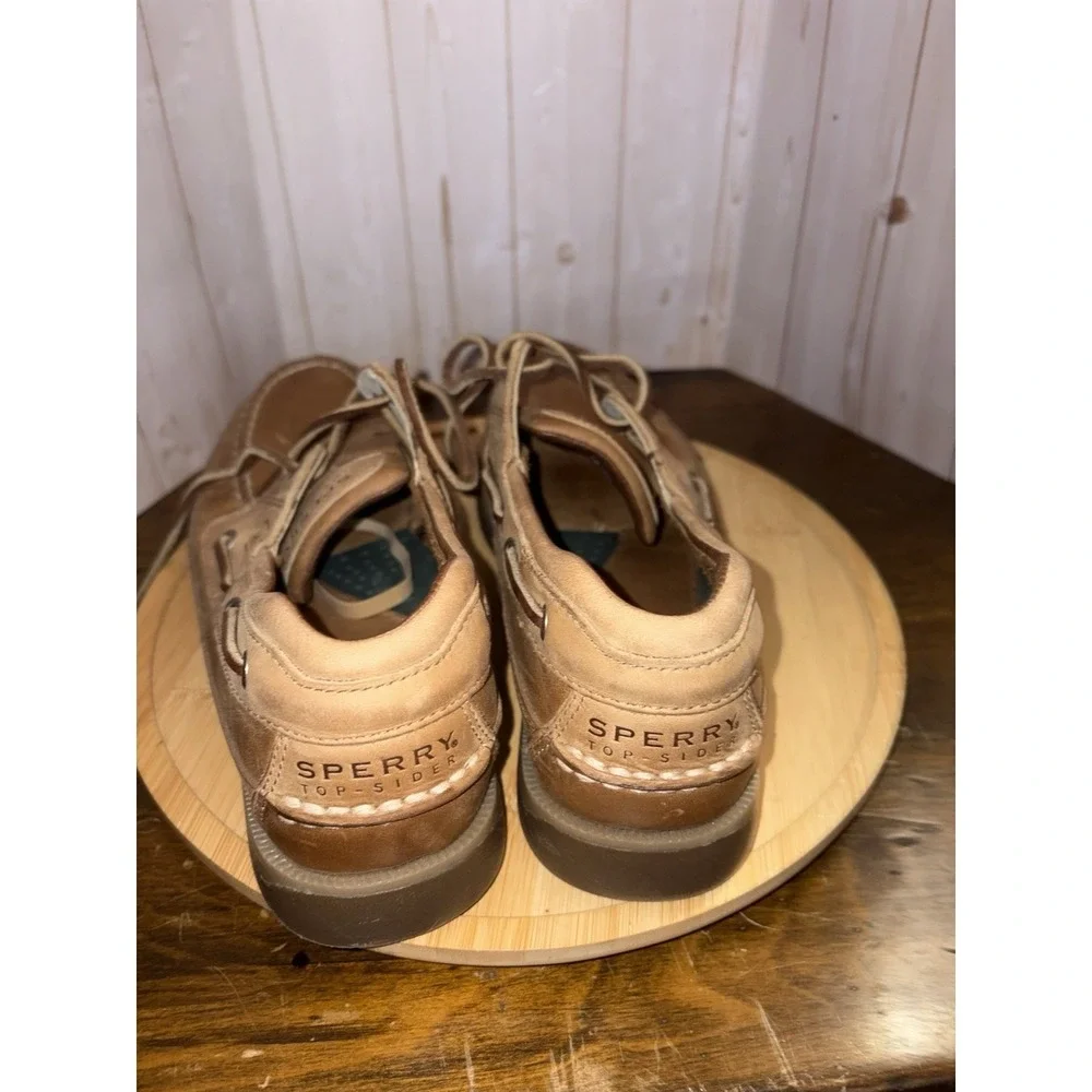 Sperry Top-Sider Mako 2-Eye Leather Boat Shoes Mens 8.5